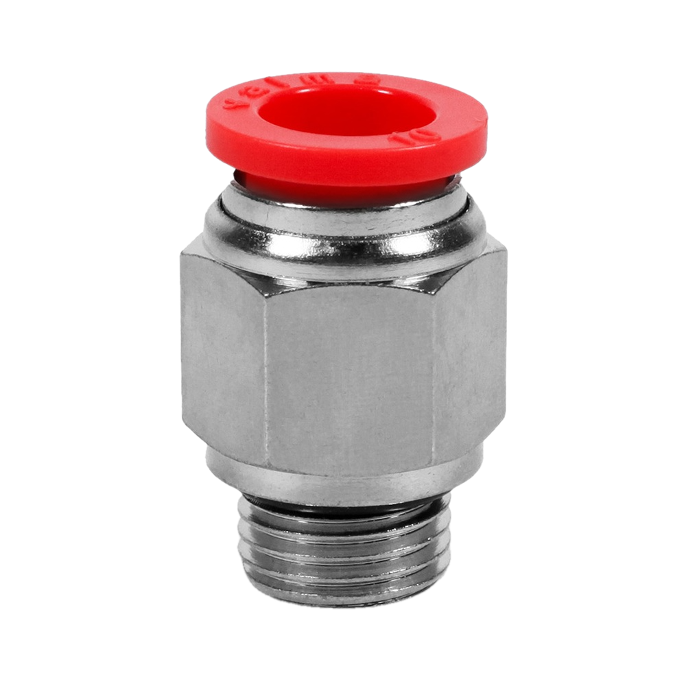 QP-AD-14-G12 Фитинг прямой, 14мм x G 1/2 (наруж.резьба)