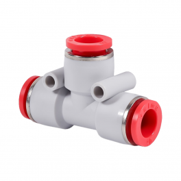 QP-UT-04-04 Фитинг тройник T-образный, 4мм x 4мм x 4мм